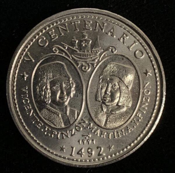 1991 Cuba 1 Peso Pinzon Brothers KM#365