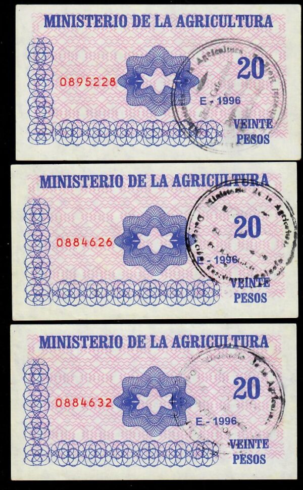 1996 Stimulus Bonus Worth $20 of Coffee 20 Pesos Bono - Image 3