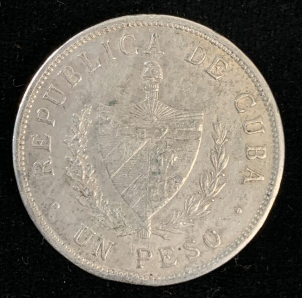 1932 Cuba Star Peso AU Rim File - Image 2