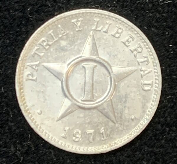 1971 Cuba 1 Centavo UNC