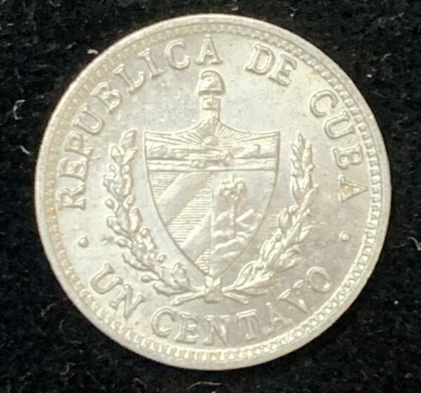 1971 Cuba 1 Centavo UNC - Image 2