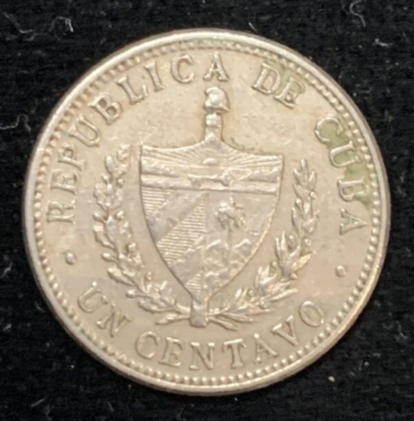 1946 Cuba 1 Centavo AU+ - Image 2