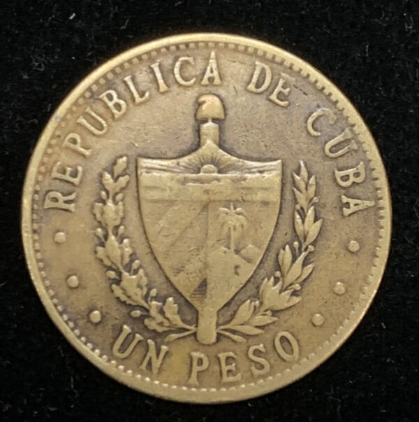 1986 Cuba Peso XF KM#105 - Image 2