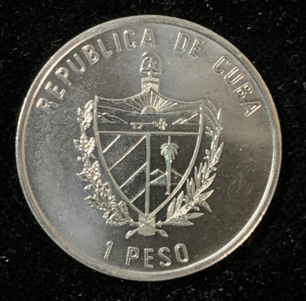 1994 Cuba 1 Peso Isla del Evangelista KM#463 - Image 2