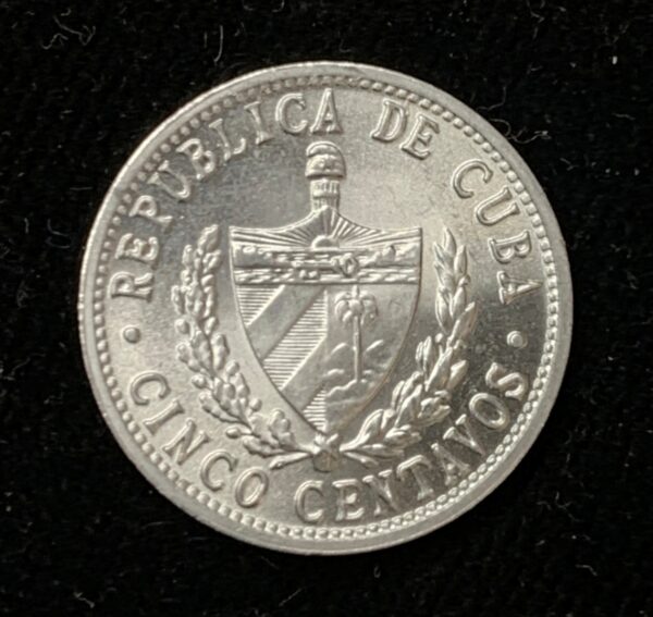 1963 Cuba 5 Centavos BU - Image 2