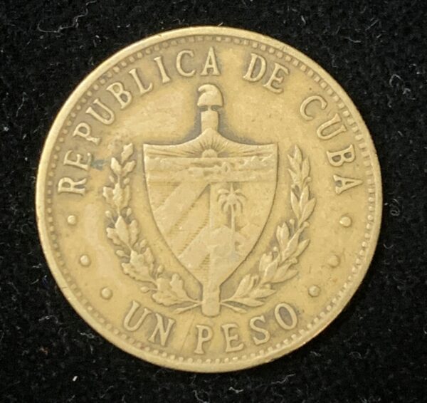 1983 Cuba 1 Peso XF - Image 2