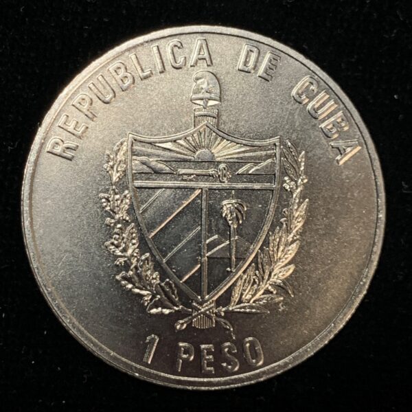 2007 Cuba 1 Peso Garibaldi KM#882 - Image 2