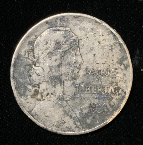 1934 Cuba ABC Peso XF Damaged