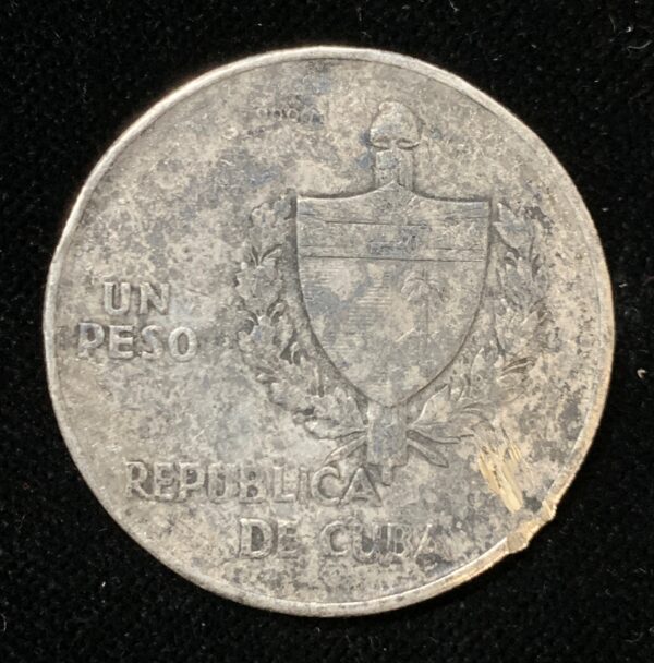 1934 Cuba ABC Peso XF Damaged - Image 2