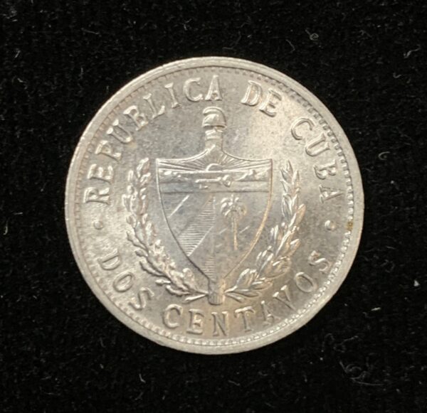 1983 Cuba 2 Centavos UNC - Image 2