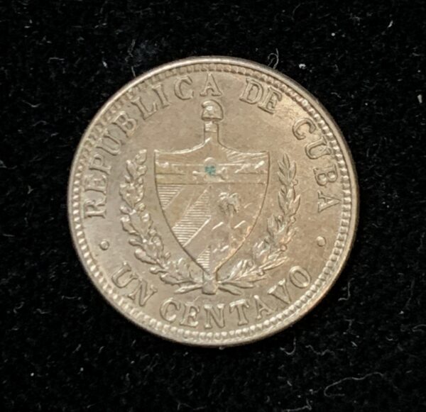 1946 Cuba 1 Centavo UNC - Image 2