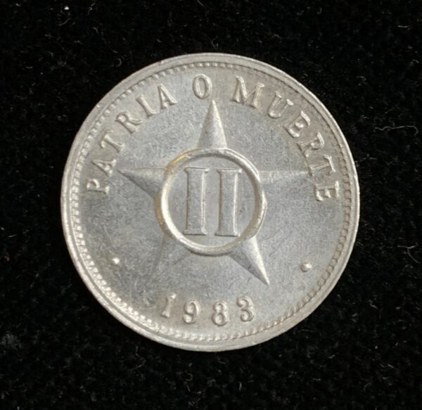 1983 Cuba 2 Centavos UNC