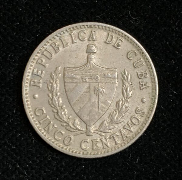 1961 Cuba 5 Centavos AU - Image 2