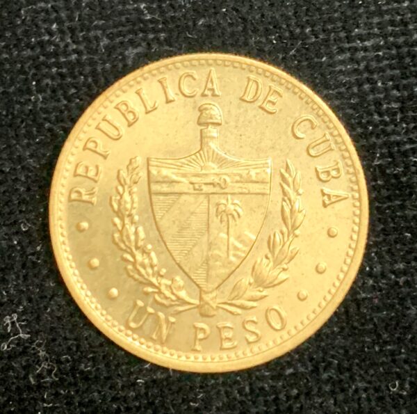 1983 Cuba 1 Peso UNC - Image 2