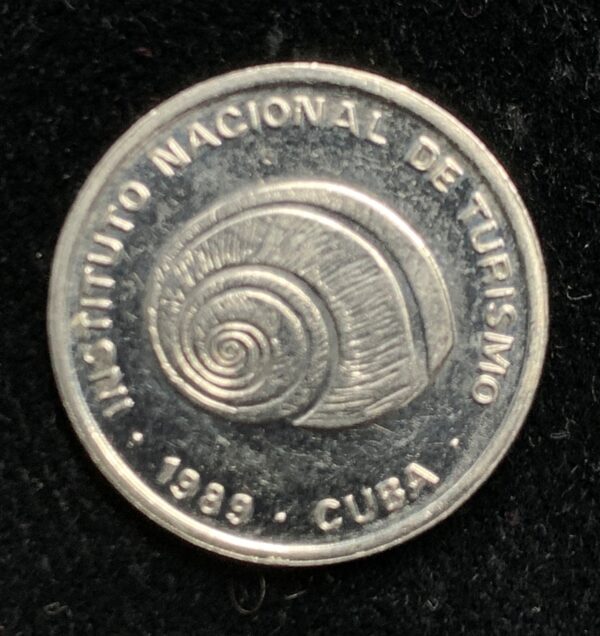 1989 Cuba 5 Centavos Intur BU KM#412 Steel