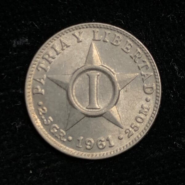 1961 Cuba 1 Centavo UNC