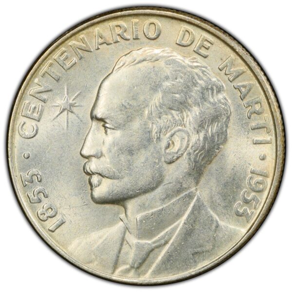 1953 Cuba 50 Centavos - PCGS MS62 - Image 2