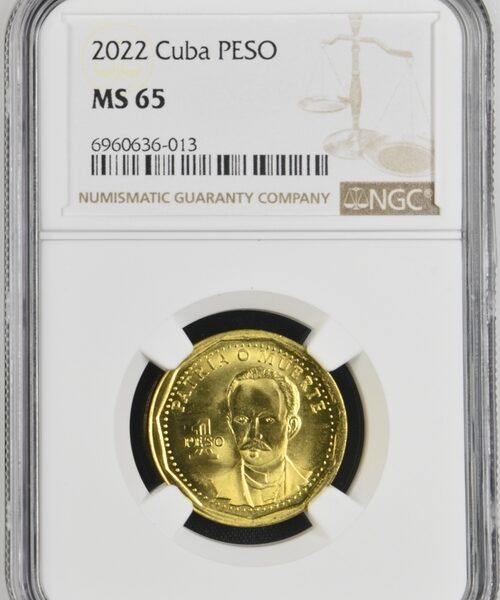 2022 Cuba Peso - NGC MS65