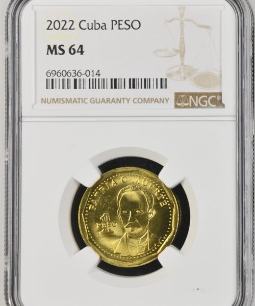 2022 Cuba Peso - NGC MS64