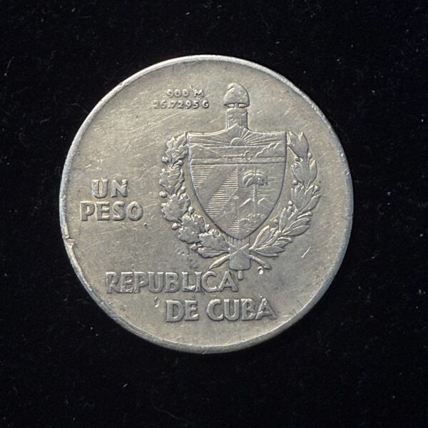 1935 Silver Cuban ABC Peso XF - Image 2