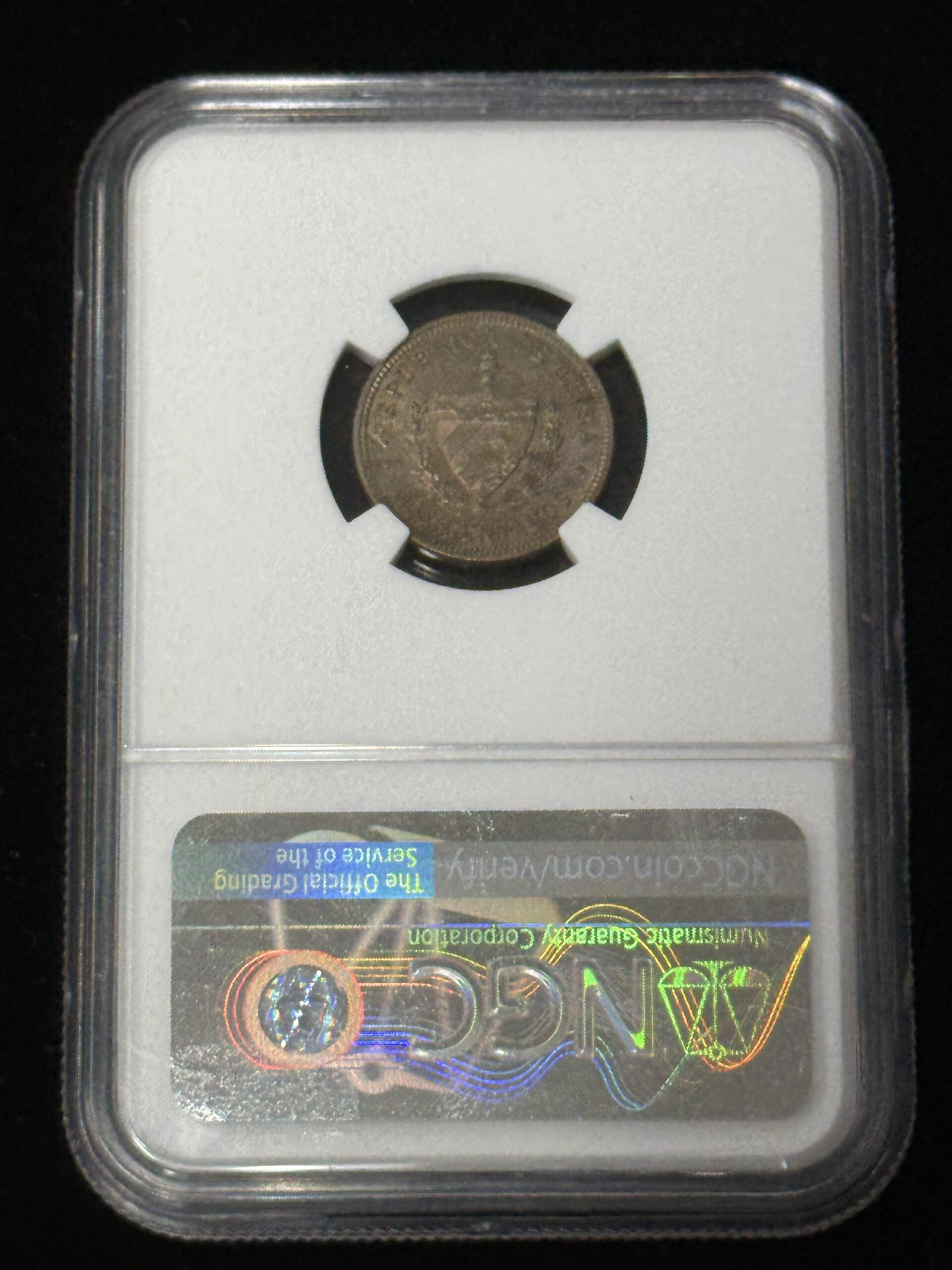 1916 Cuba 2 Centavos NGC MS64 - Image 2