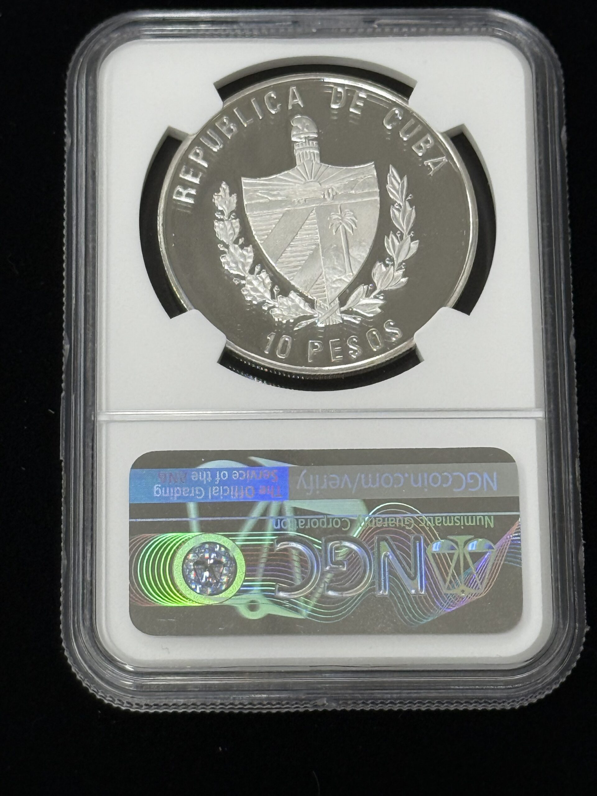 2005 Cuba 10 Pesos Santa Maria NGC PF69 UC - Image 2