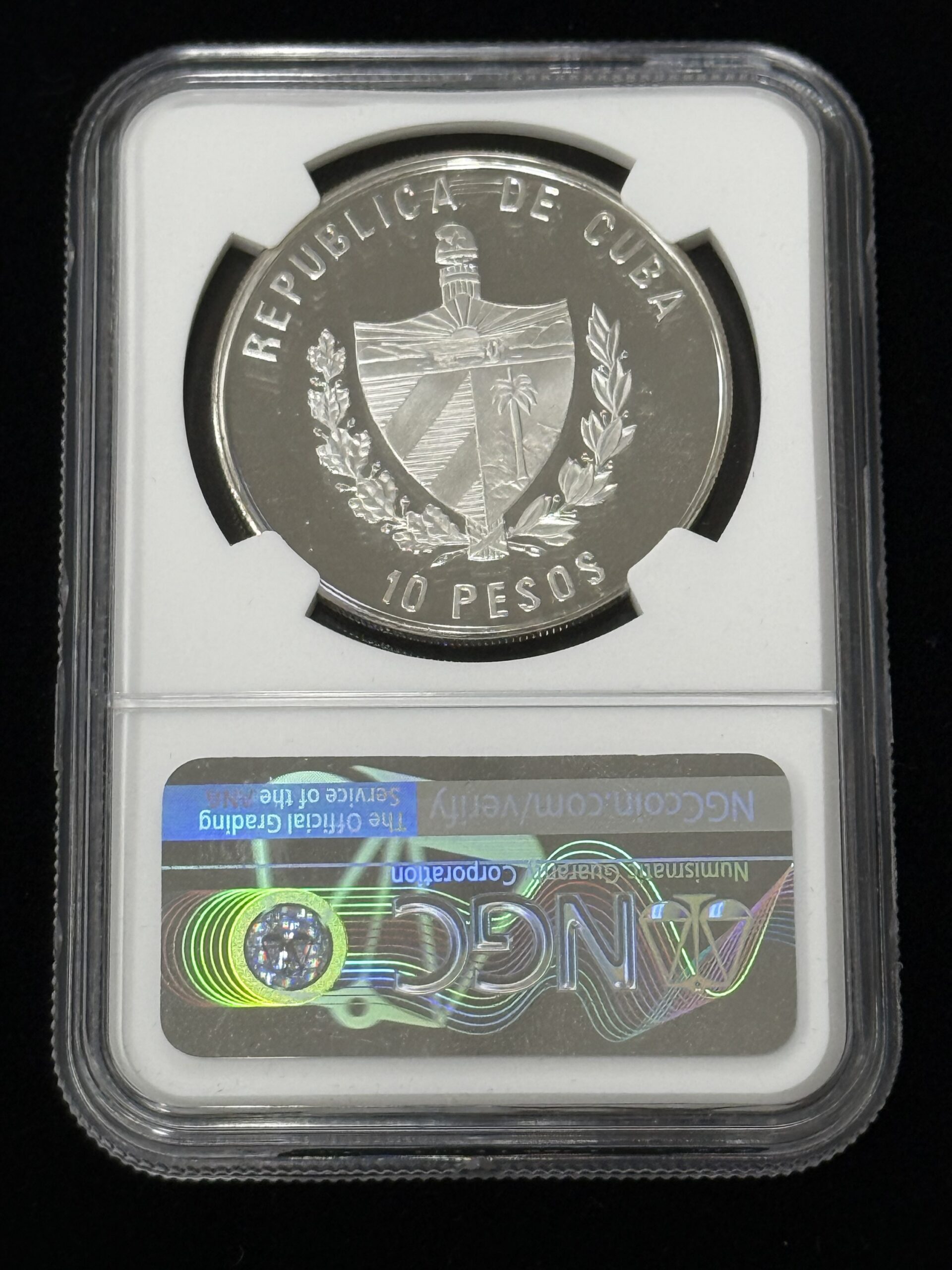 2005 Cuba 10 Pesos Nina NGC PF69 UC - Image 2