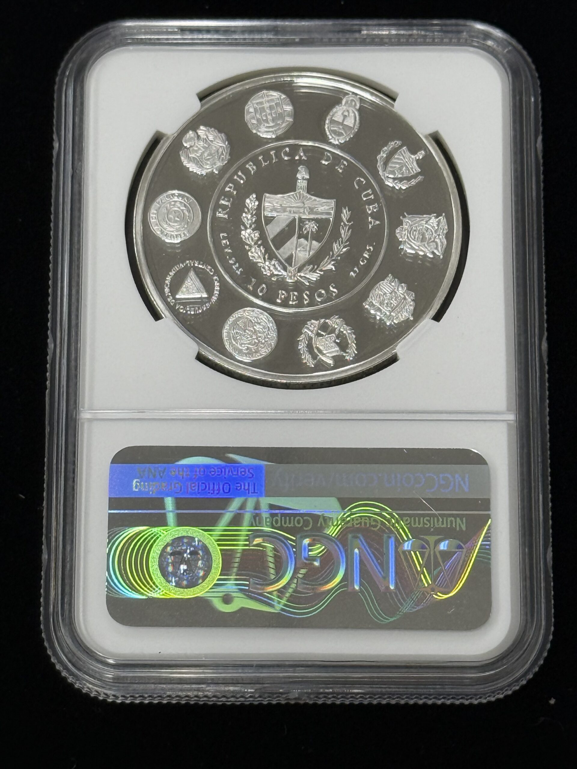 2005 Cuba 10 Pesos Muralla De La Habana NGC PF69 UC - Image 2