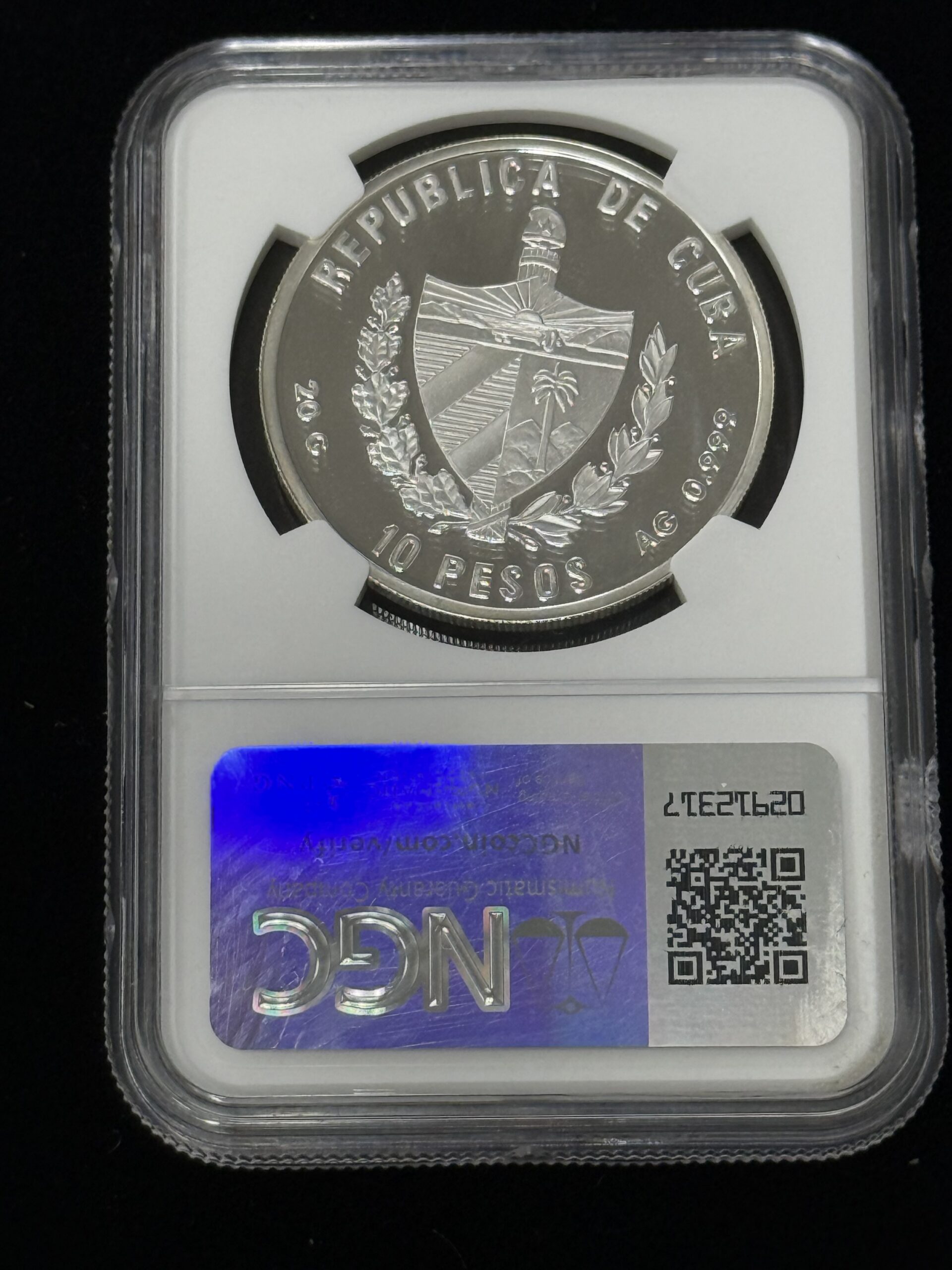 2009 Cuba 10 Pesos Charles Darwin NGC PF69 UC - Image 2