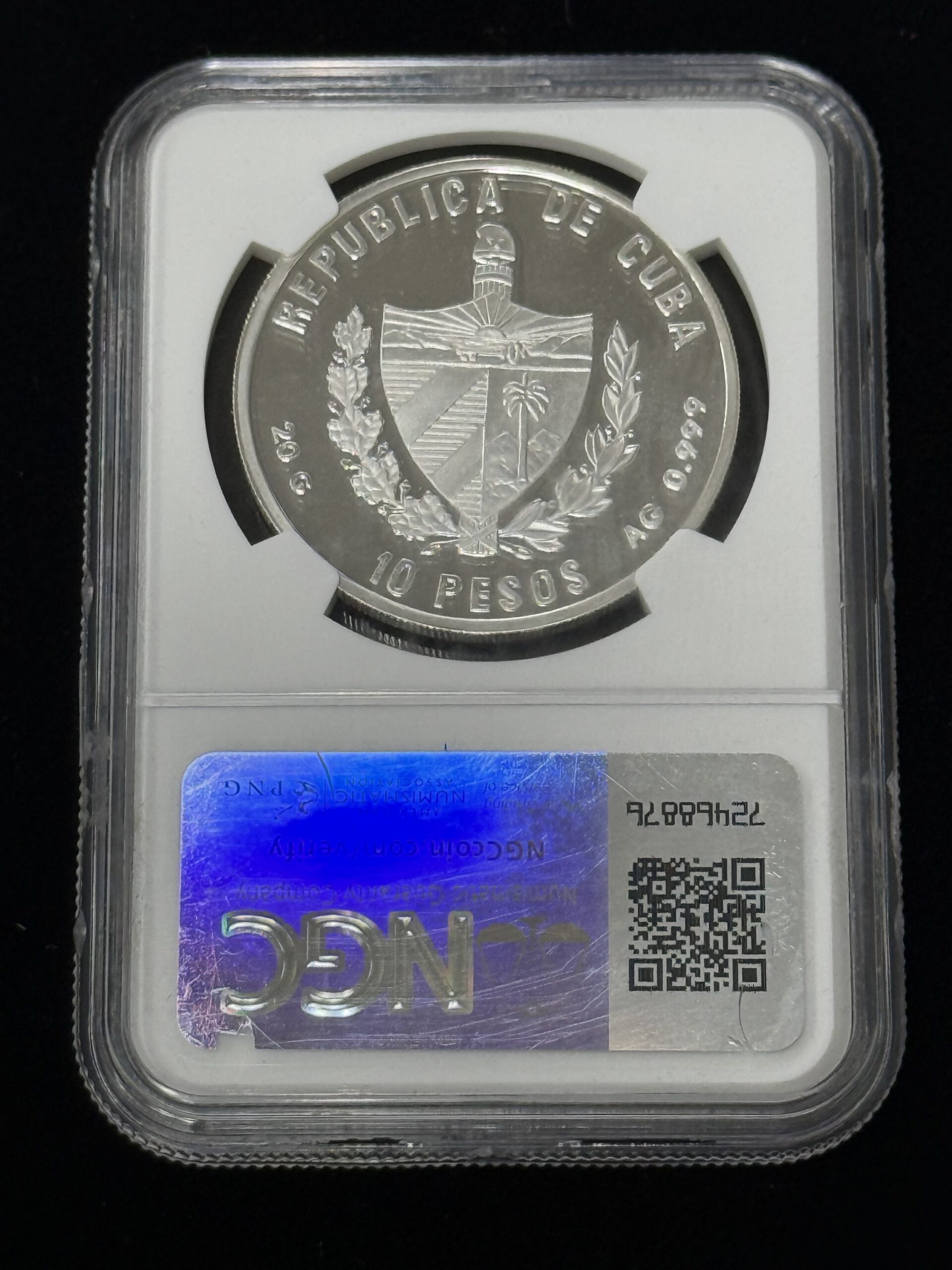 2009 Cuba 10 Pesos Galileo NGC PF66 UC - Image 2